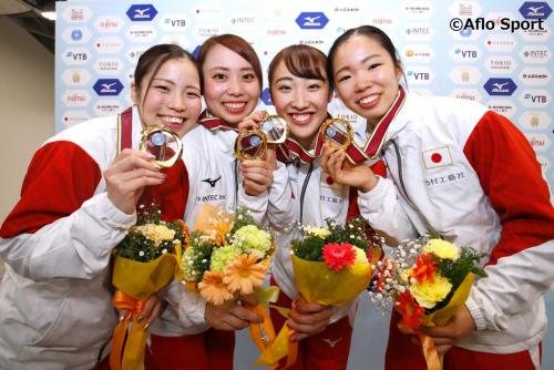 2019 トランポリン 世界選手権 女子 団体 決勝 日本が優勝