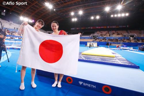 2019 トランポリン 世界選手権 女子 シンクロ 決勝 日本が優勝