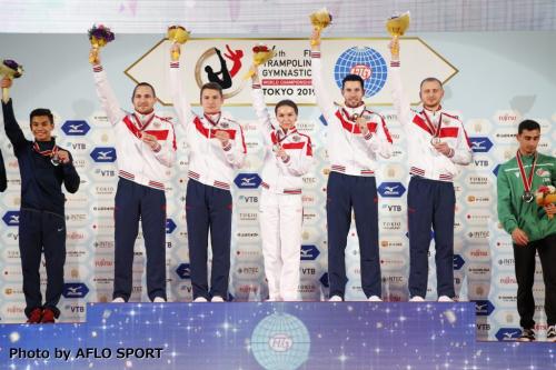 Men's Double Mini Trampoline Team RUS